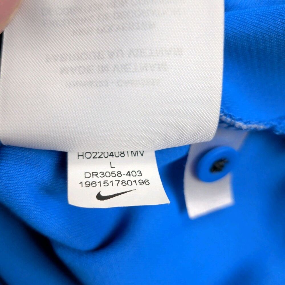 Nike UCLA‎ Bruins Dri-Fit Polo Shirt Mens Large Blue Embroidered Logo - Picture 5 of 10
